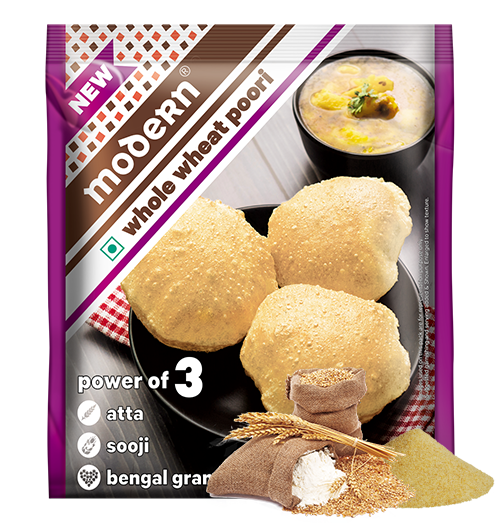 Whole Wheat Poori ( 10 Nos )