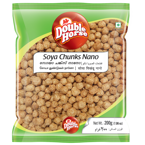 Double Horse Soya Chunks Nano - 200g