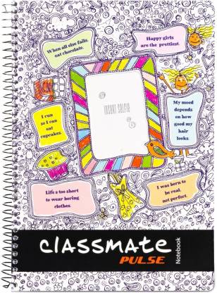 Classmate Exercise  Book (26.7x20.3 cm) Unruled 300Pages