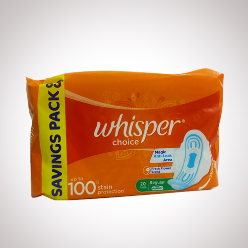 Whisper Choice ( Regular with wings) 20 Pads