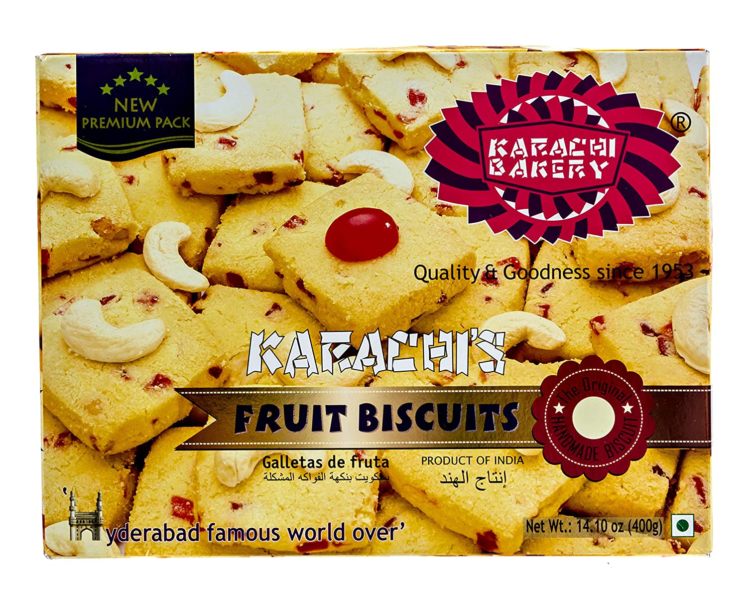 Karachi Fruit Biscuits (400g)