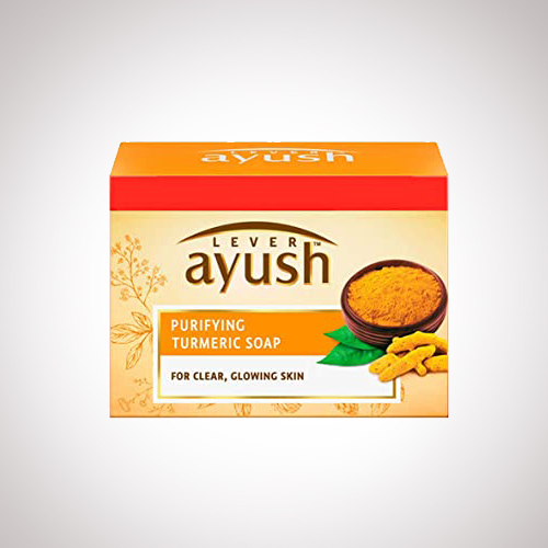 Ayush Purifying Turmeric Soap For Clear, Glowing skin (with Turmeric  & Nalpamaradi Tailam))