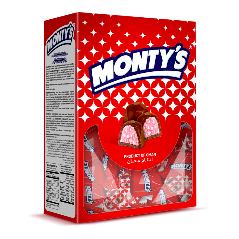 Montys Strawberry Crunch Cream  - Price/ Piece