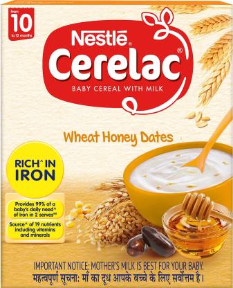 Nestle Cerelac Wheat Honey Dates Cereal  -300 g