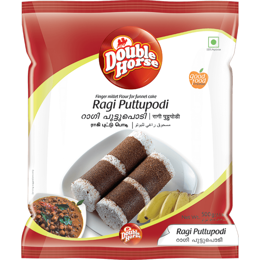 Double Horse Ragi Puttupodi - 500g